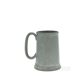 Vintage Pewter Glass Bottom Tankard - Avery, Teach and Co.