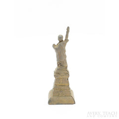 Antique Early 1900's Statue of Liberty Cast Iron Still Bank - Avery, Teach and Co.