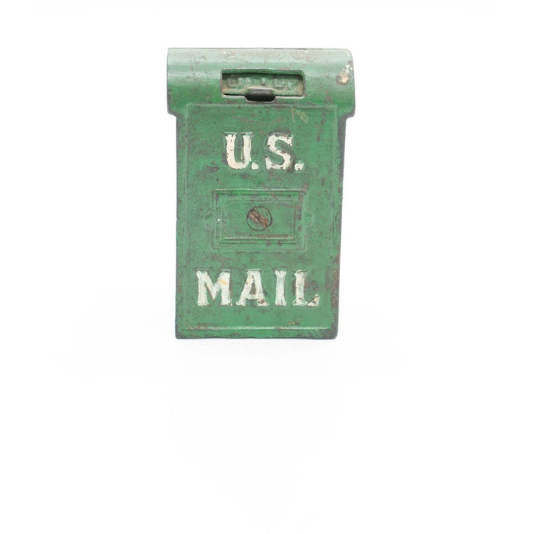 Vintage U.S. Mail Cast Iron Coin Bank