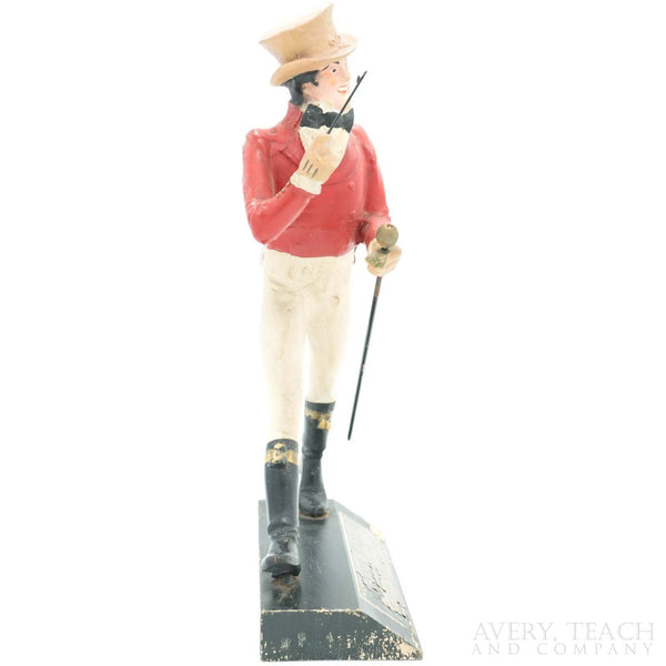 Antique Carved Wooden Johnnie Walker Figure Display - Avery, Teach and Co.