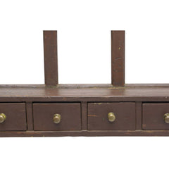 Primitive Wall Rack with Drawers - Avery, Teach and Co.