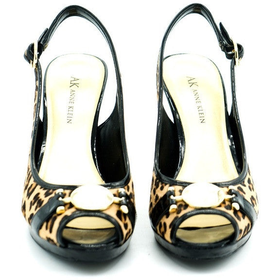 Anne Klein Cheetah Slingbacks Size 6.5 