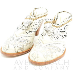 Vince Camuto White Mules Size 6.5