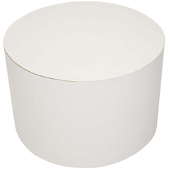 Mid-Century Modern 1970s White Cylindrical End Table - Avery, Teach and Co.
