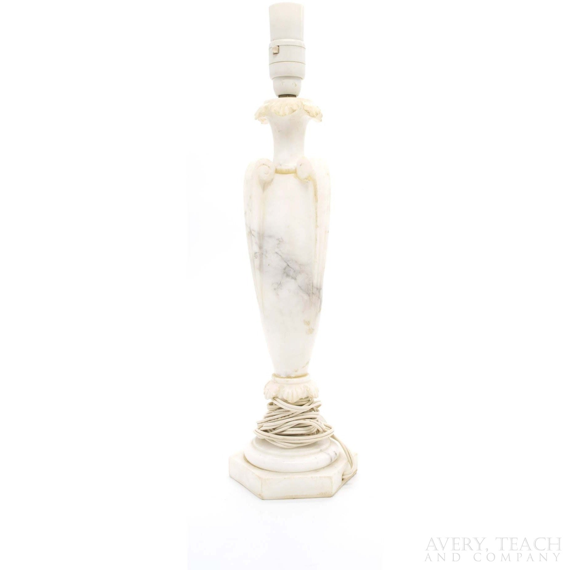 Antique Classical Alabaster Lamp