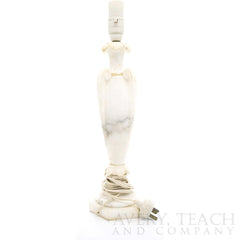 Antique Classical Alabaster Lamp - Avery, Teach and Co.