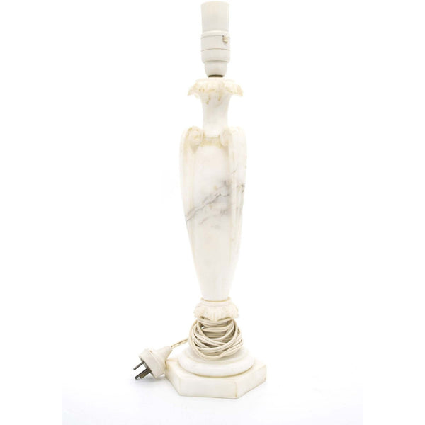 Antique Classical Alabaster Lamp - Avery, Teach and Co.