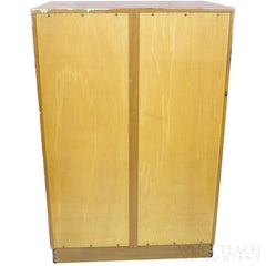 Mid-Century Glossy Red Wooden Wardrobe - Avery, Teach and Co.