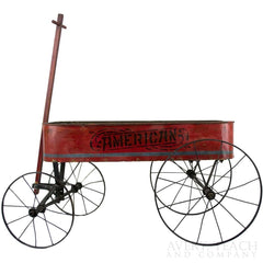 Vintage American Red Wagon