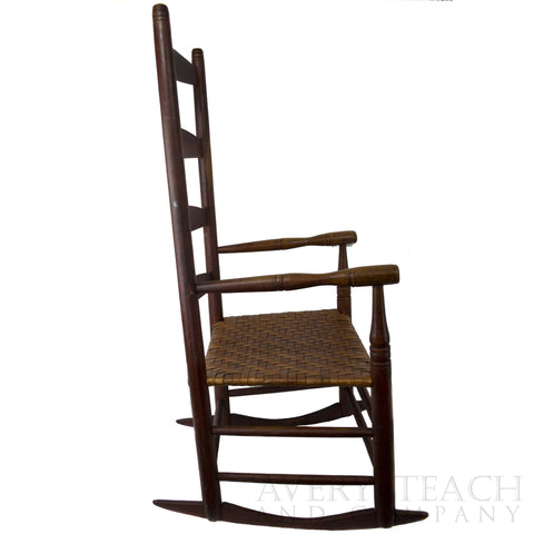 Vintage Shaker Ladder Back Rocking Chair - Avery, Teach and Co.