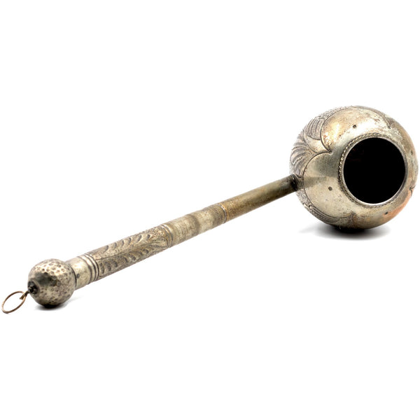 Long Handle Cup With Decorative Hammering