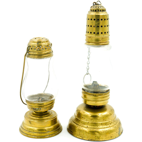 Antique Oil Lamps (Set of 2)