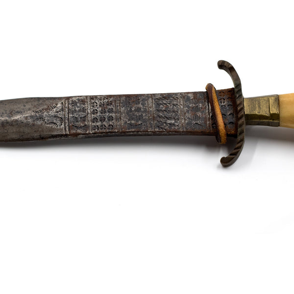 Dagger with Wood and Ivory Handle