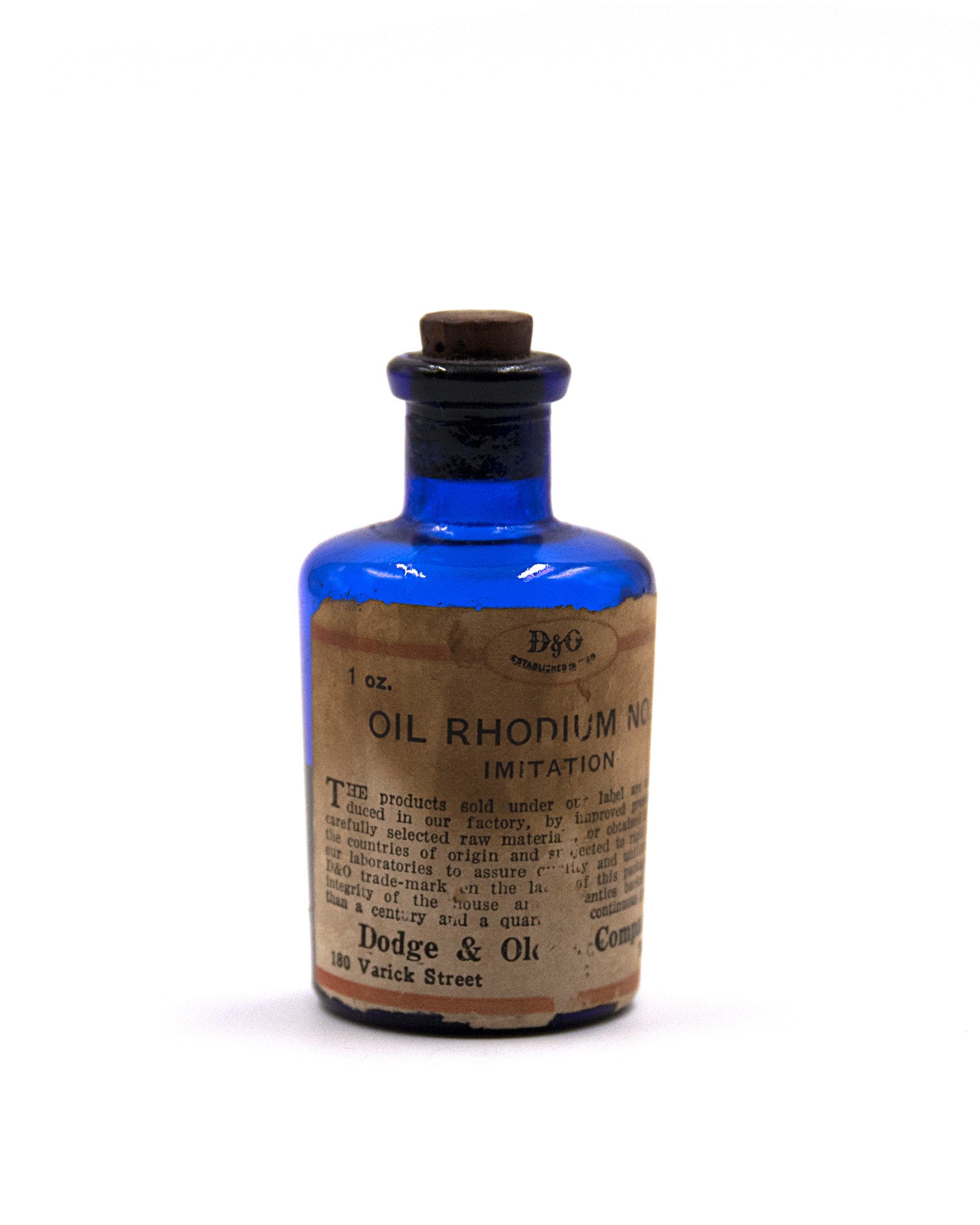 Glass Bottle - Oil Rhodium No. 2