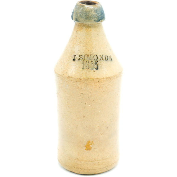 J. Simonds 1855 Stoneware Bottle