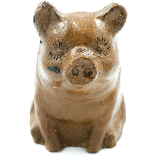 Big Pig Glazed Sewer Tile Sculpture - Avery, Teach and Co.