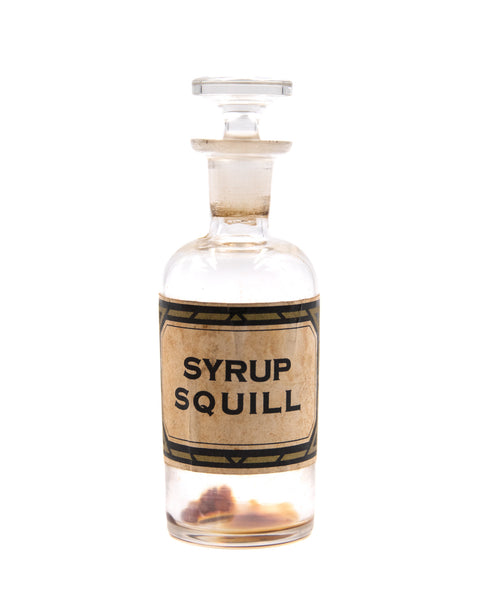 Glass Bottle - Syrup Squill