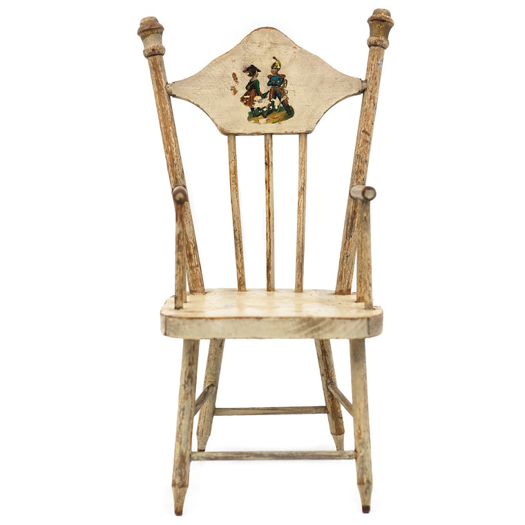 Painted Doll Chair